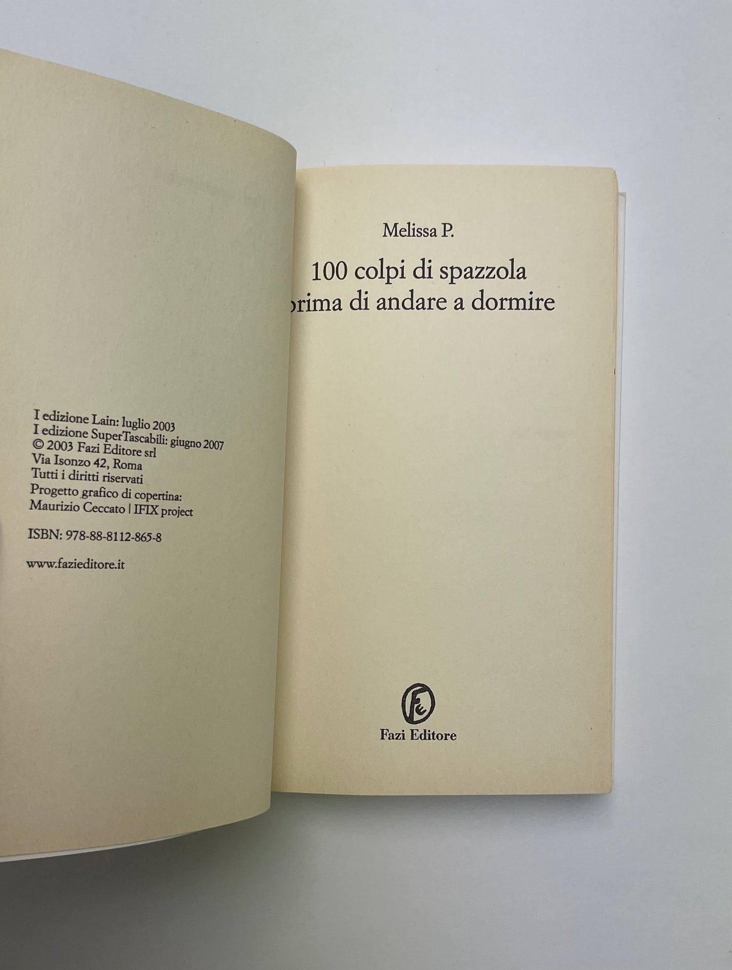 100 Colpi di spazzola prima di andare a dormire