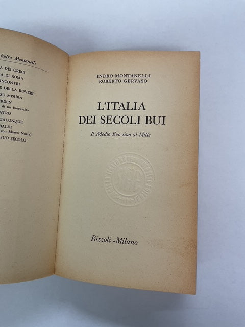 L’Italia dei secoli bui
