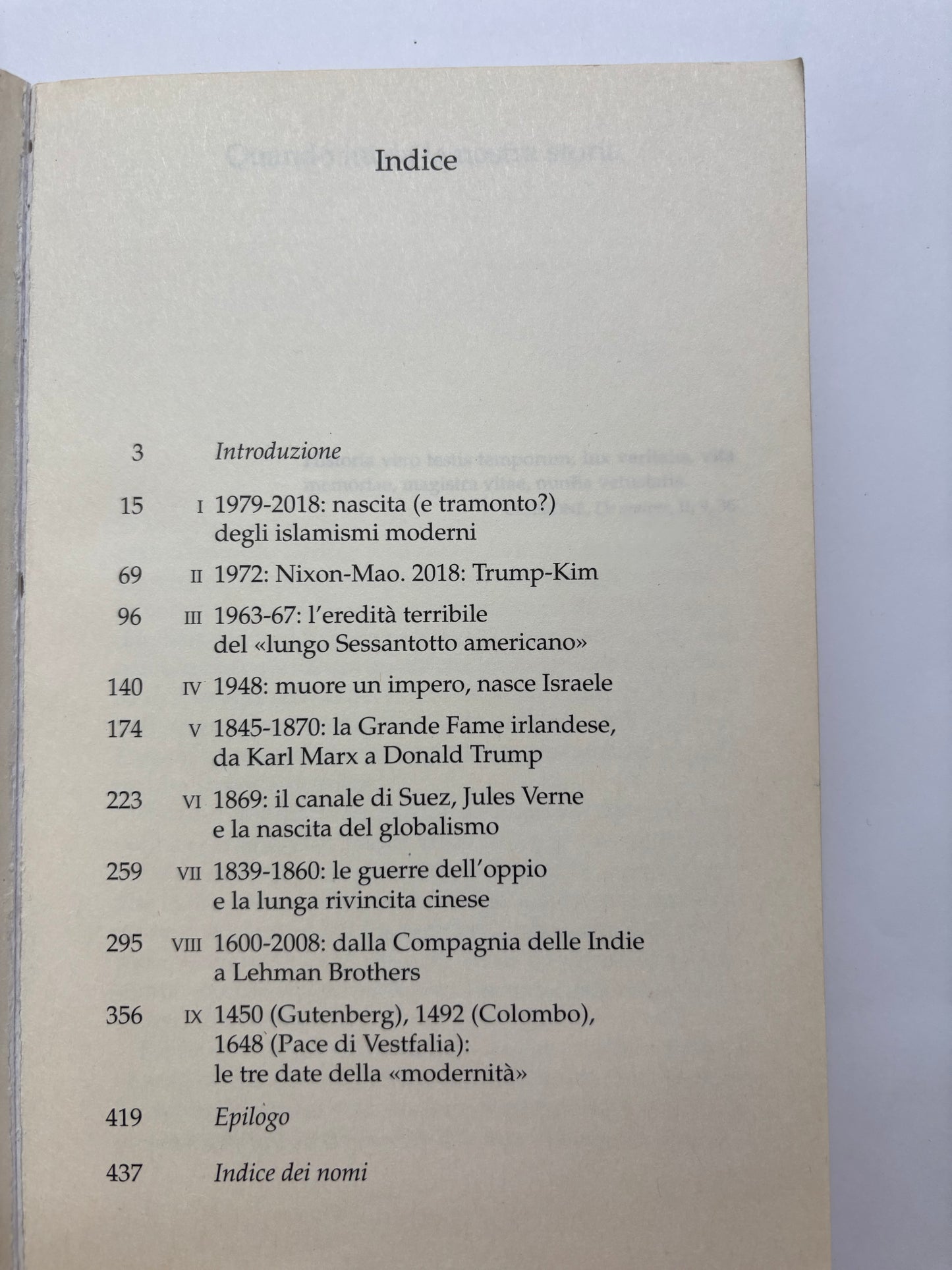 Quando inizia la nostra storia