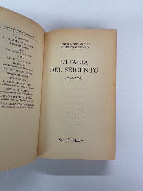 L’Italia del Seicento