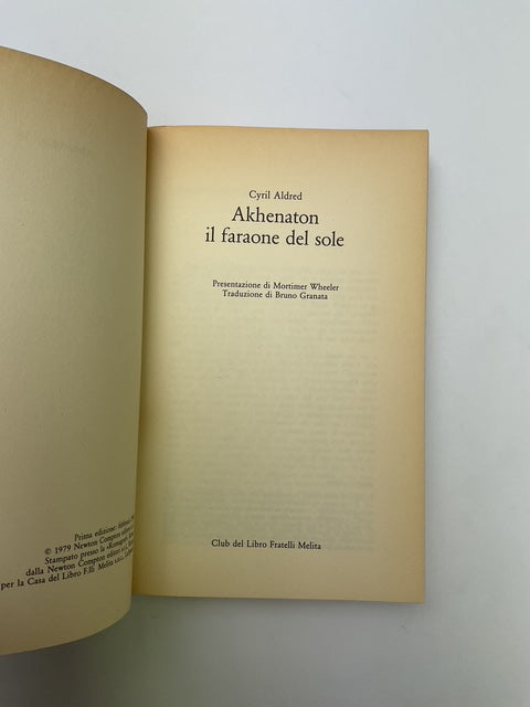 Akhenaton il faraone del sole