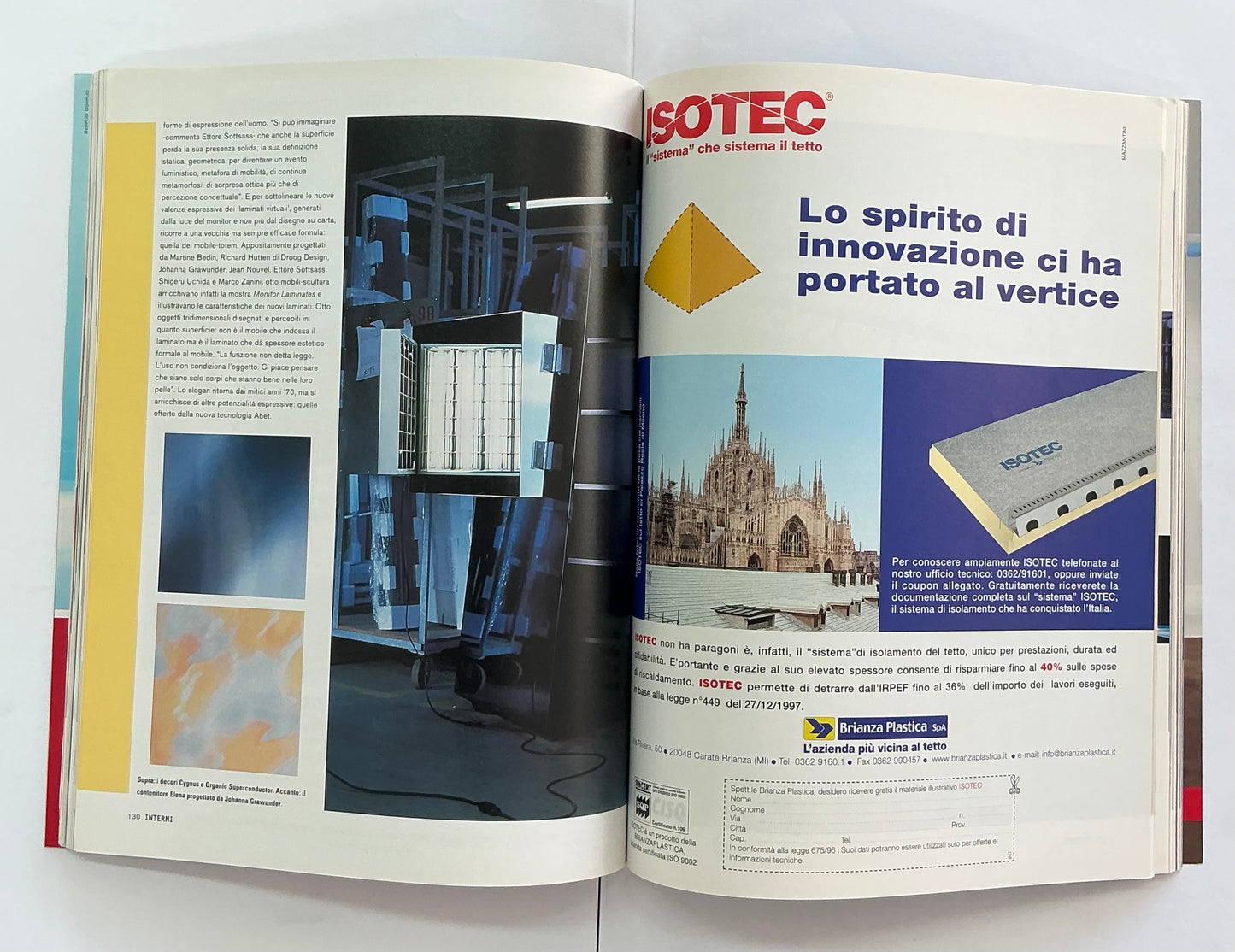 INTERNI N. 504 SETTEMBRE 2000