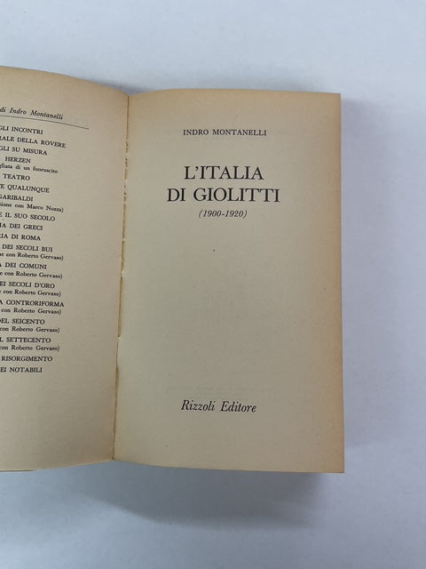 L’Italia di Giolitti