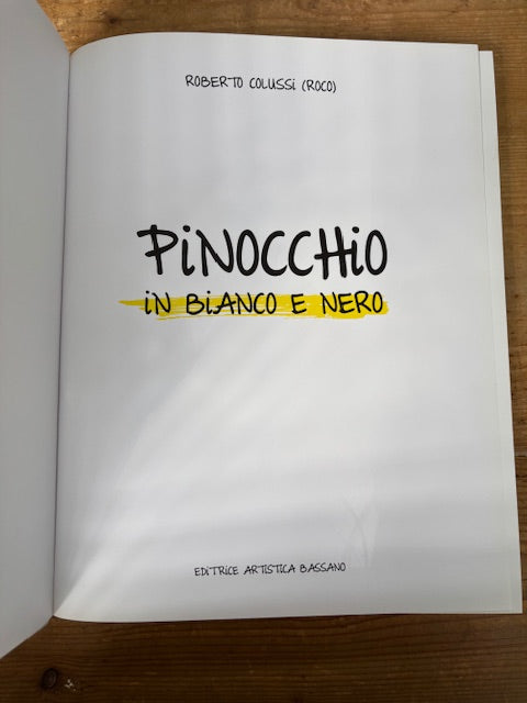 Pinocchio in bianco e nero