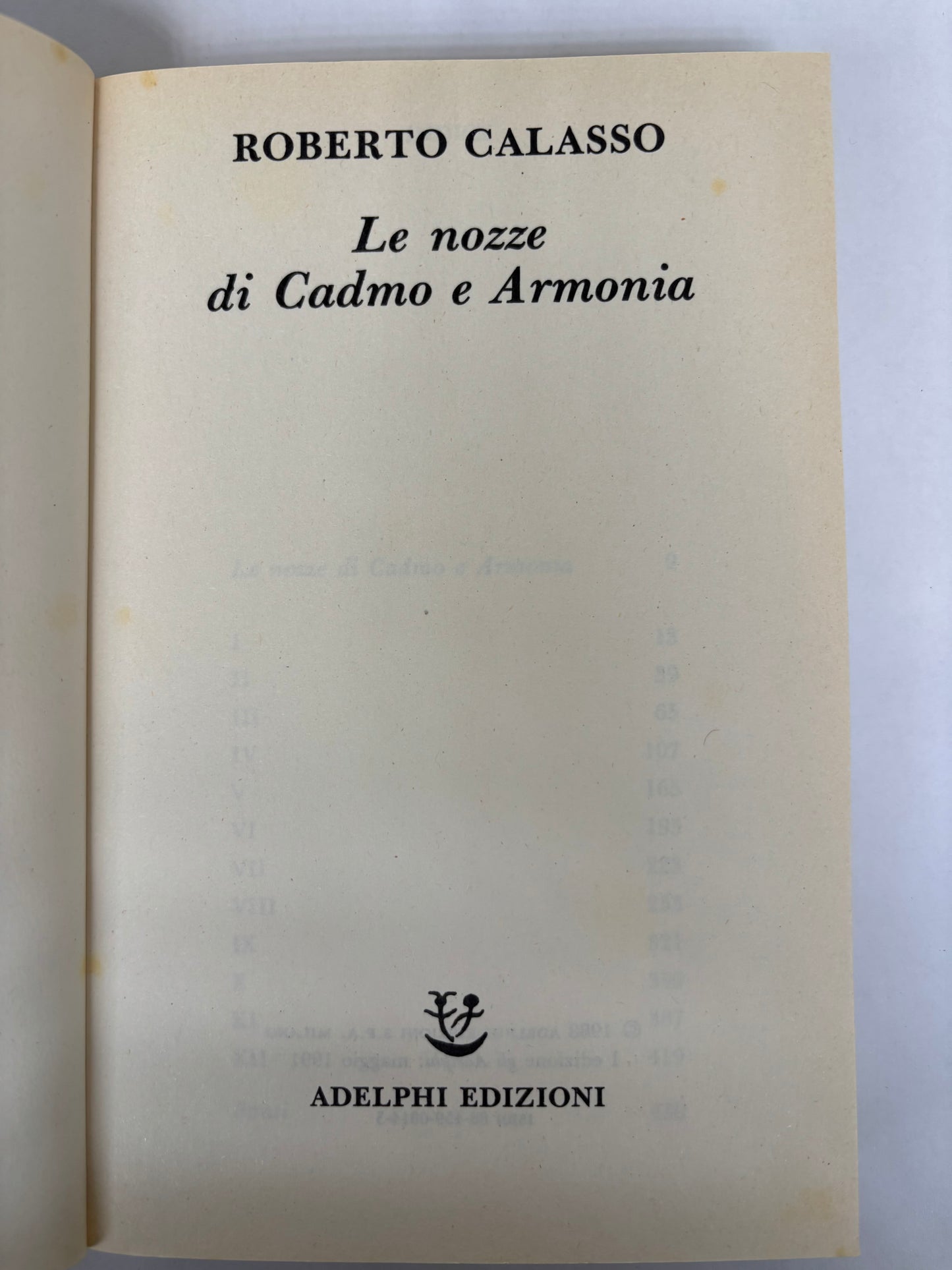 Le nozze di Cadmo e Armonia