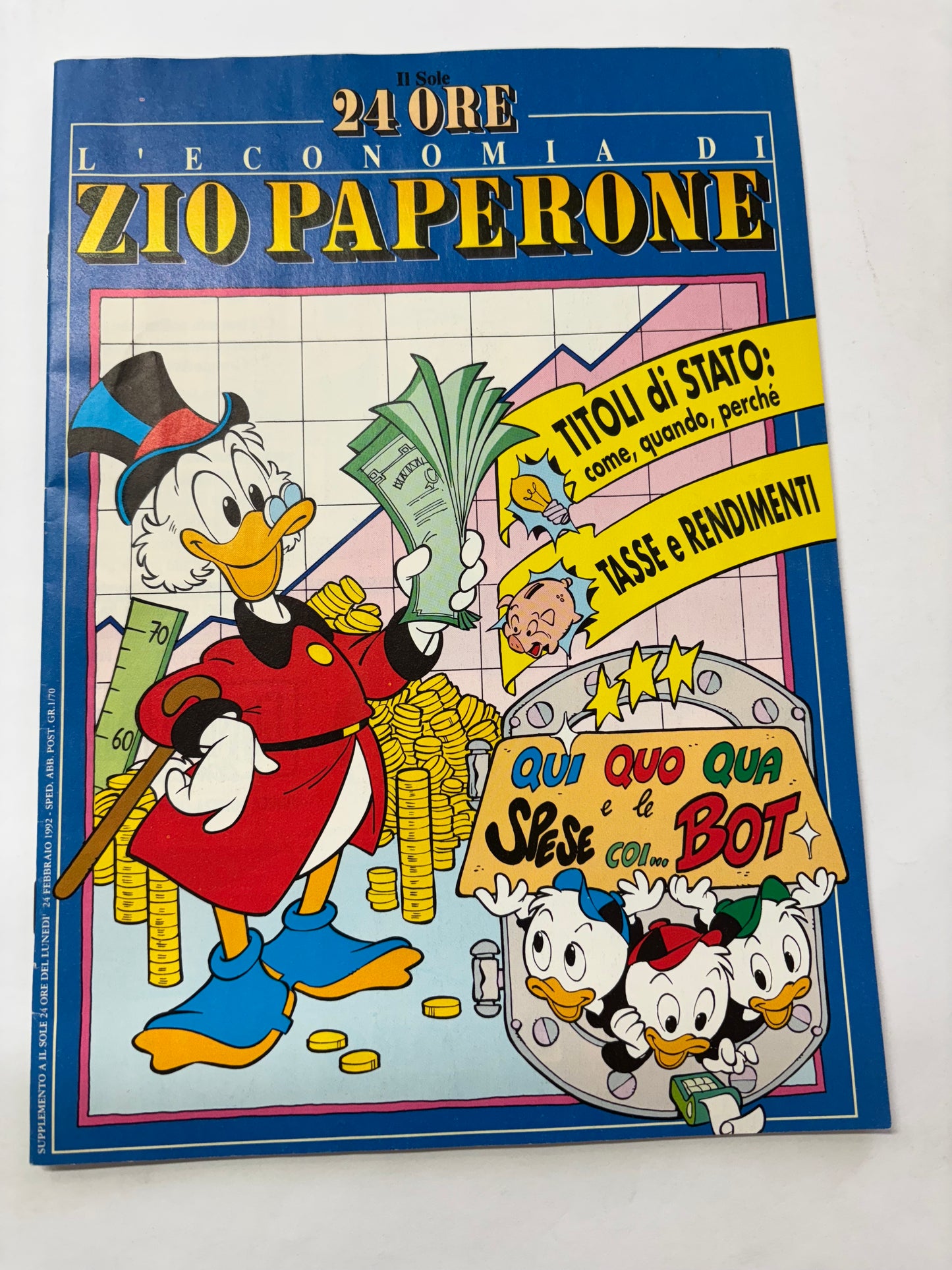 Set giornalino L’economia di Zio Paperone