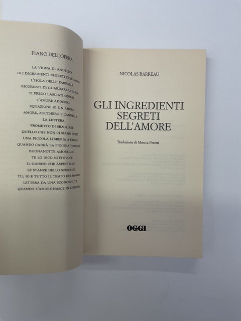 Gli ingredienti segreti dell’amore