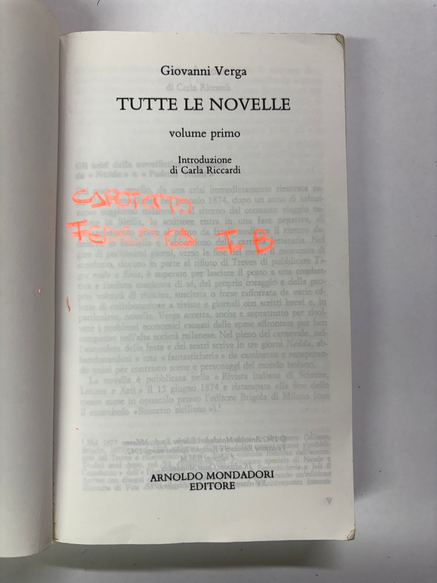 Verga Tutte le novelle