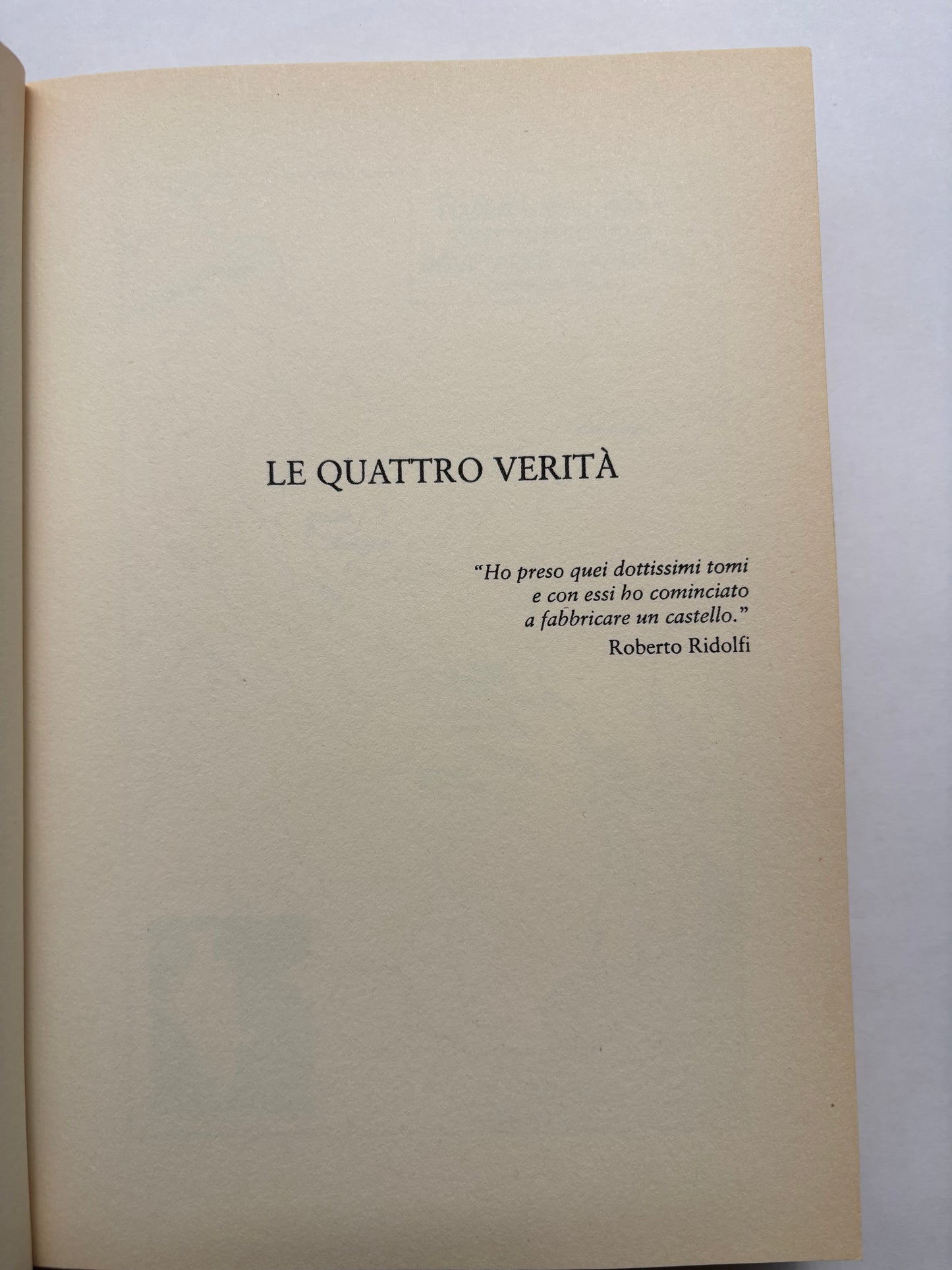 Il principe Siddharta - Le Quattro verità