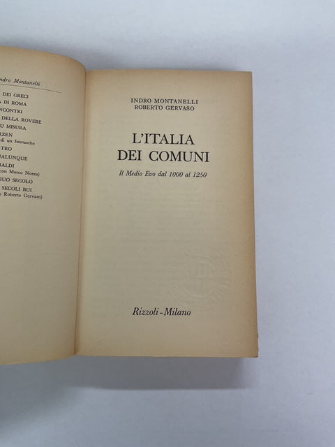 L’Italia dei comuni