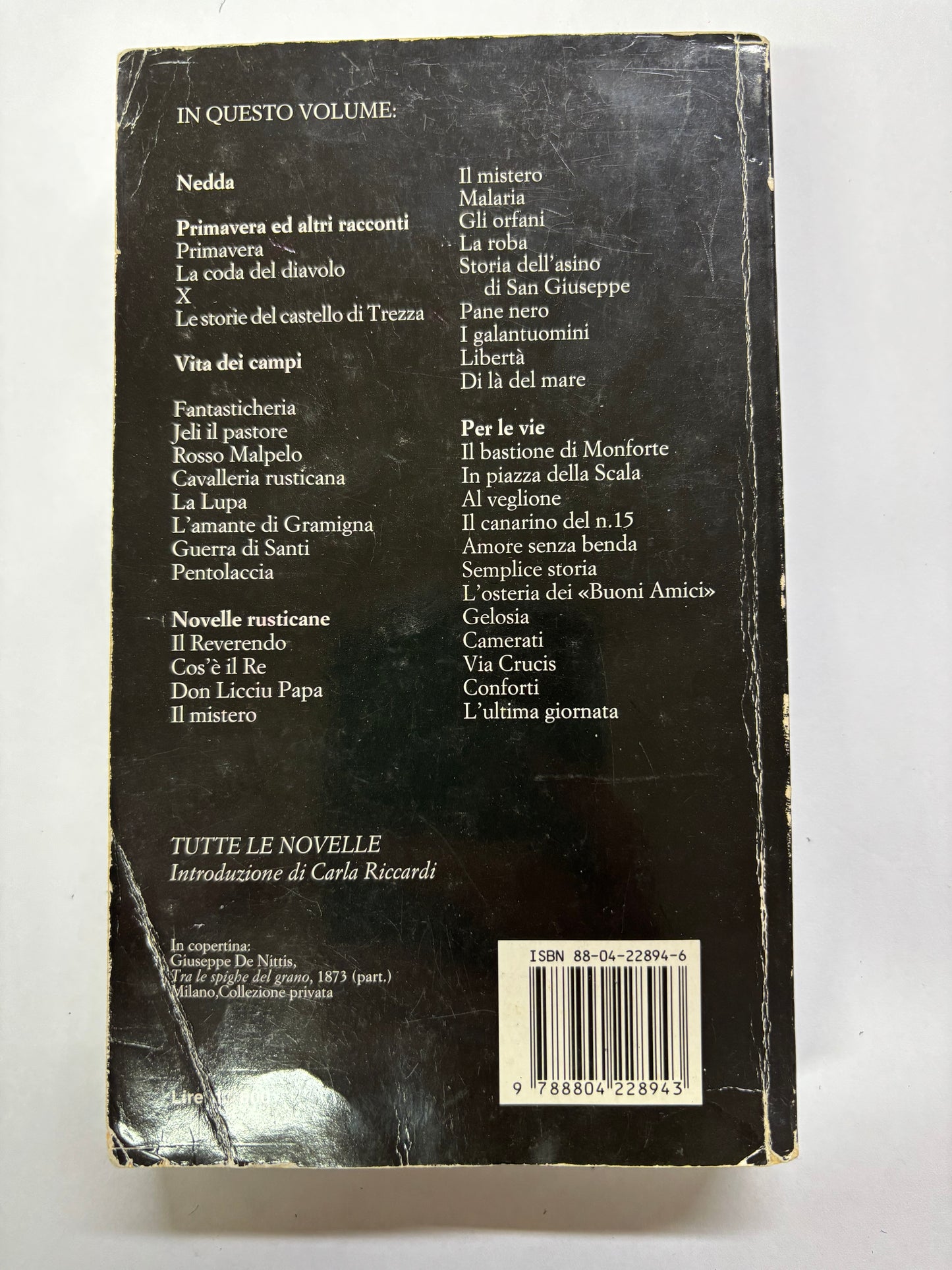 Verga Tutte le novelle