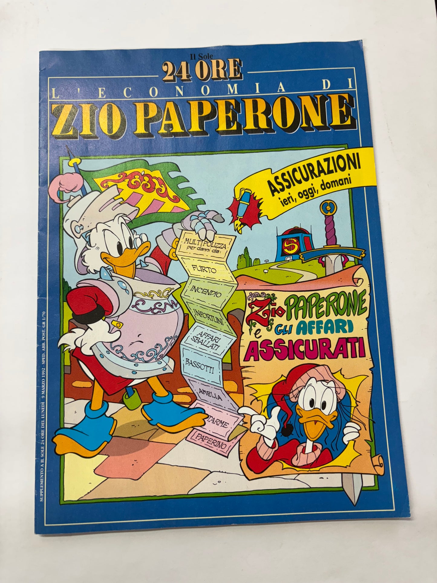Set giornalino L’economia di Zio Paperone