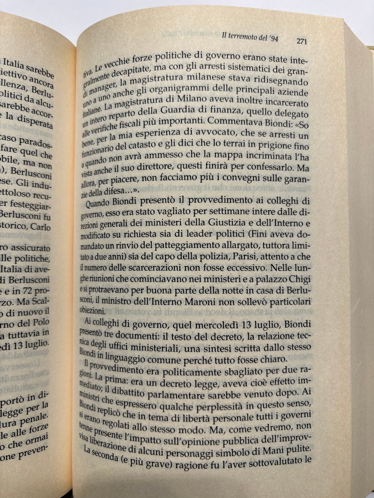 1989-2000 Dieci anni che hanno sconvolto l’Italia