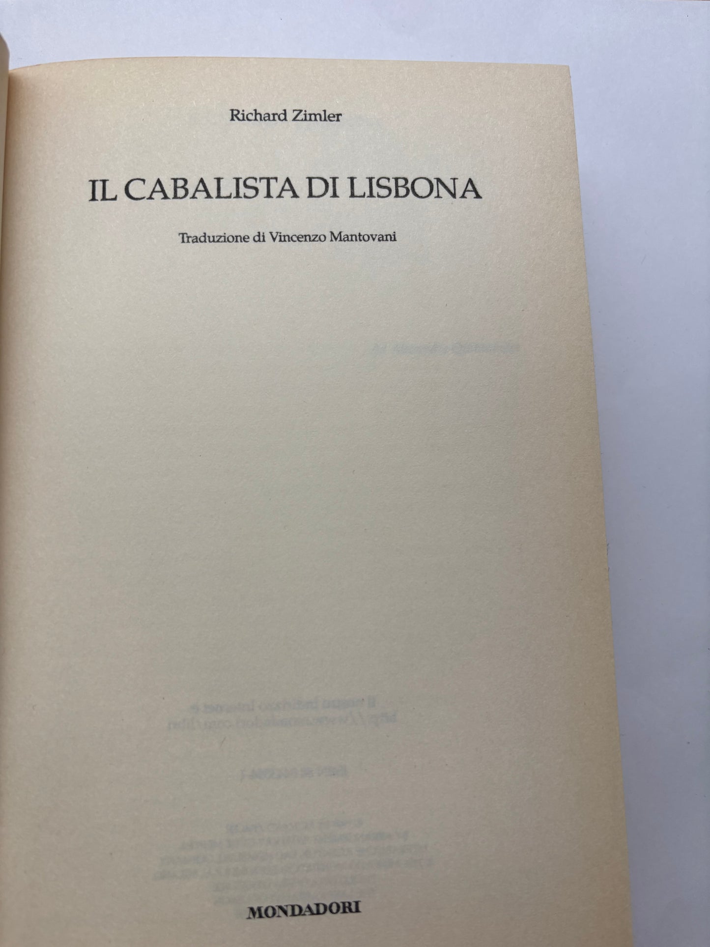 Il Cabalista di Lisbona