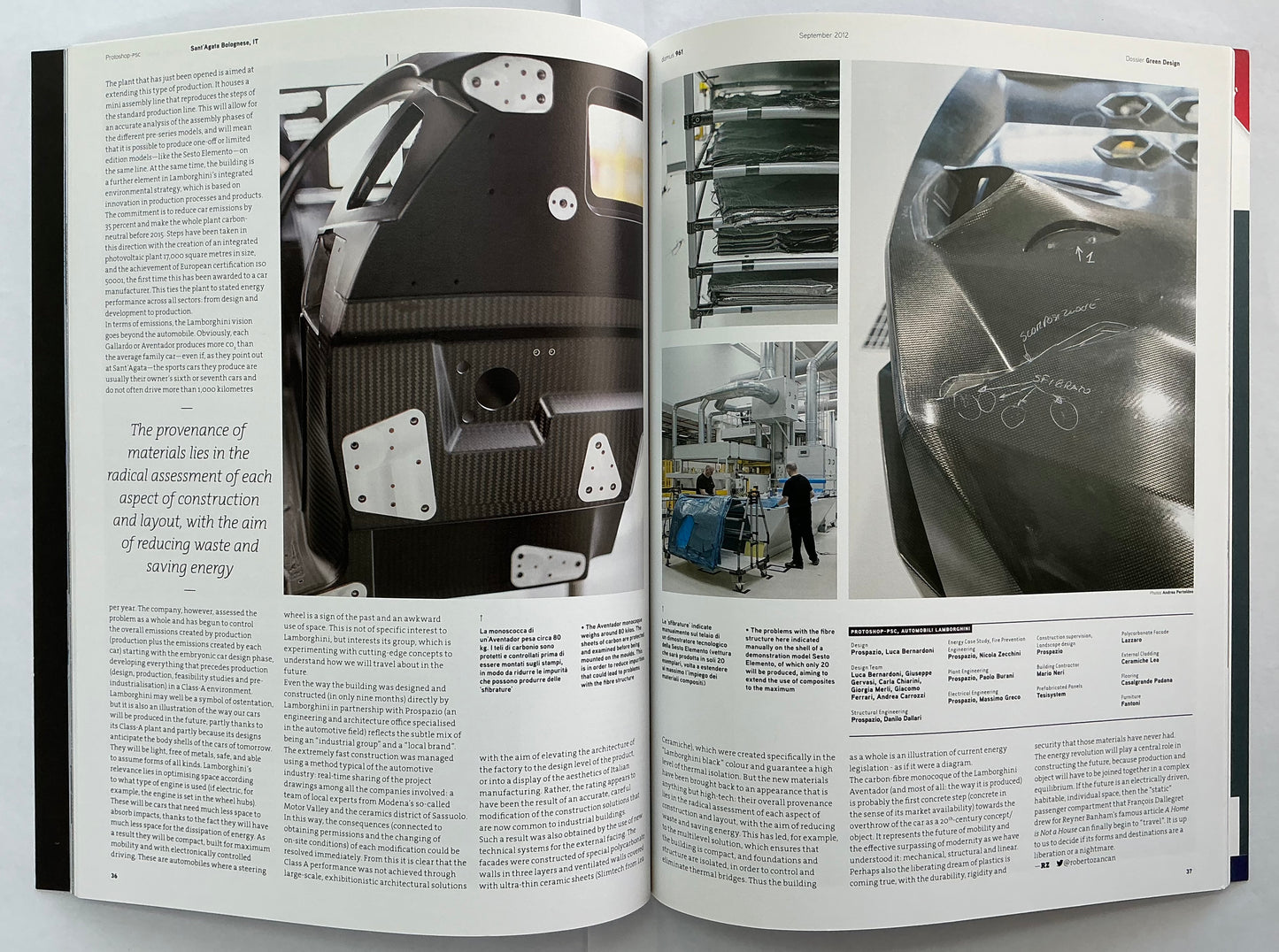 DOMUS special report - green design