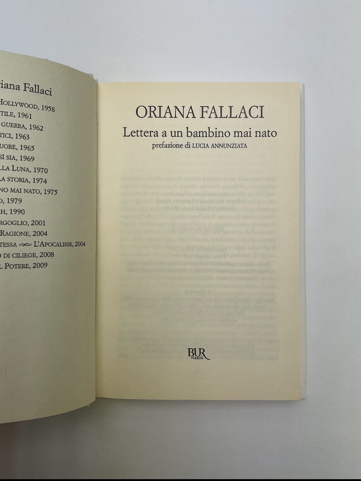 Lettera a un bambino mai nato
