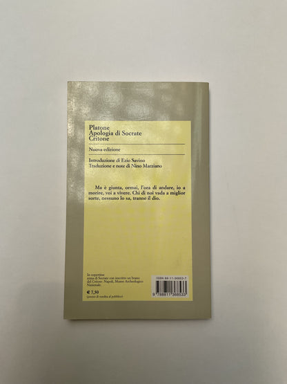 Platone - Apologia di Socrate