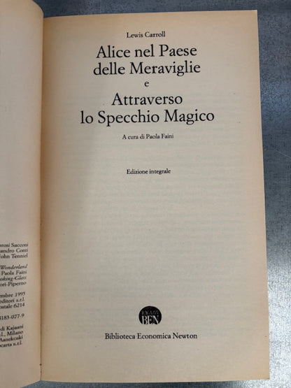 Carroll -Alice nel paese delle meraviglie