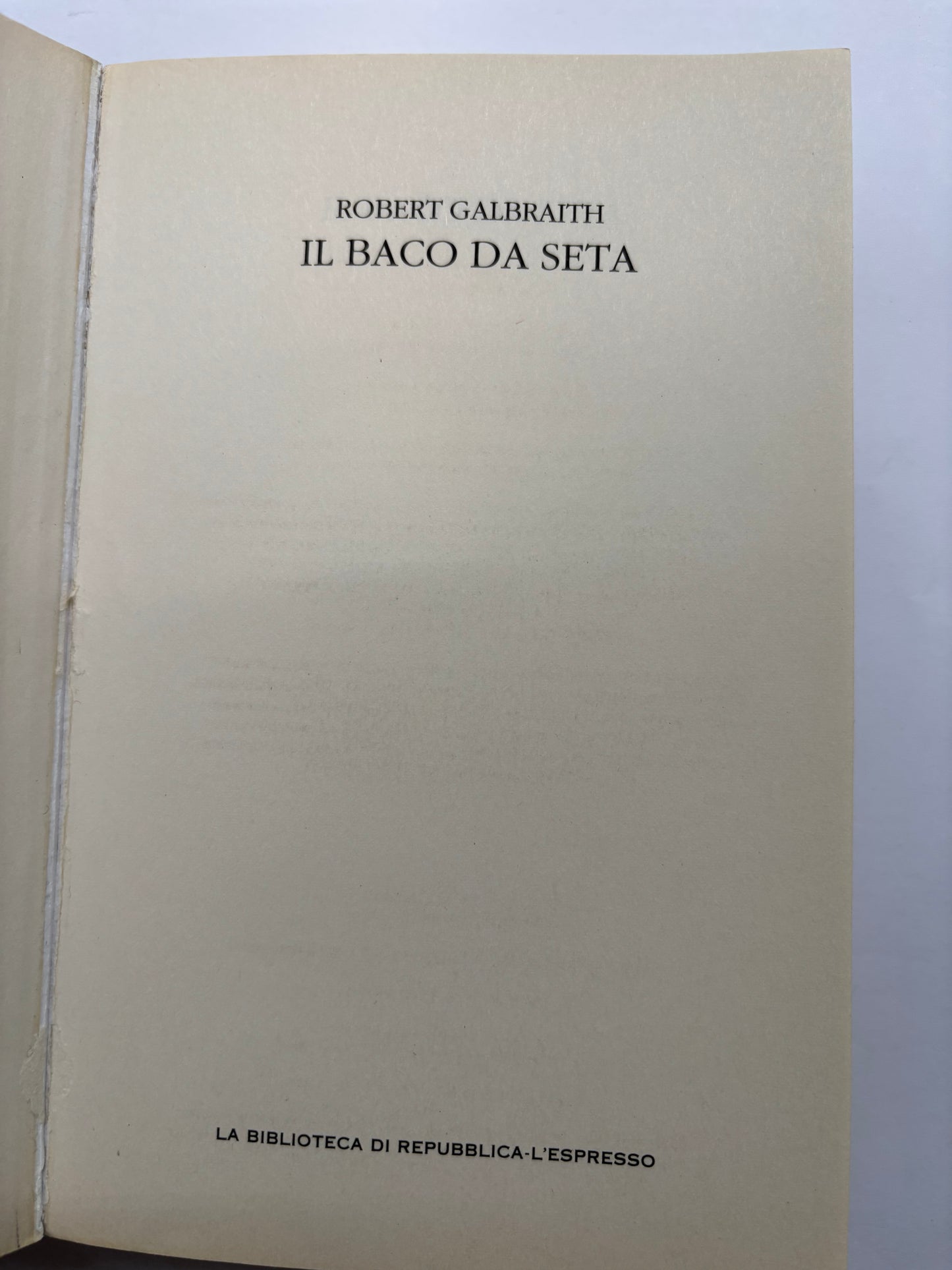 Il baco da seta