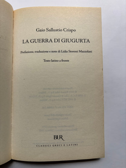 Sallustio La guerra di Giuditta
