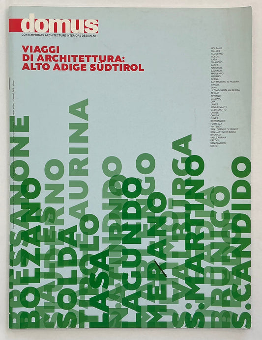 DOMUS VIAGGI DI ARCHITETTURA