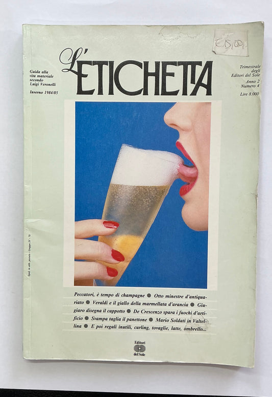 L’ETICHETTA - inverno 1984/85