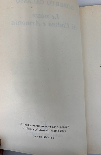 Le nozze di Cadmo e Armonia