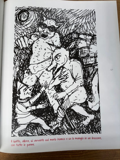 Pinocchio in bianco e nero