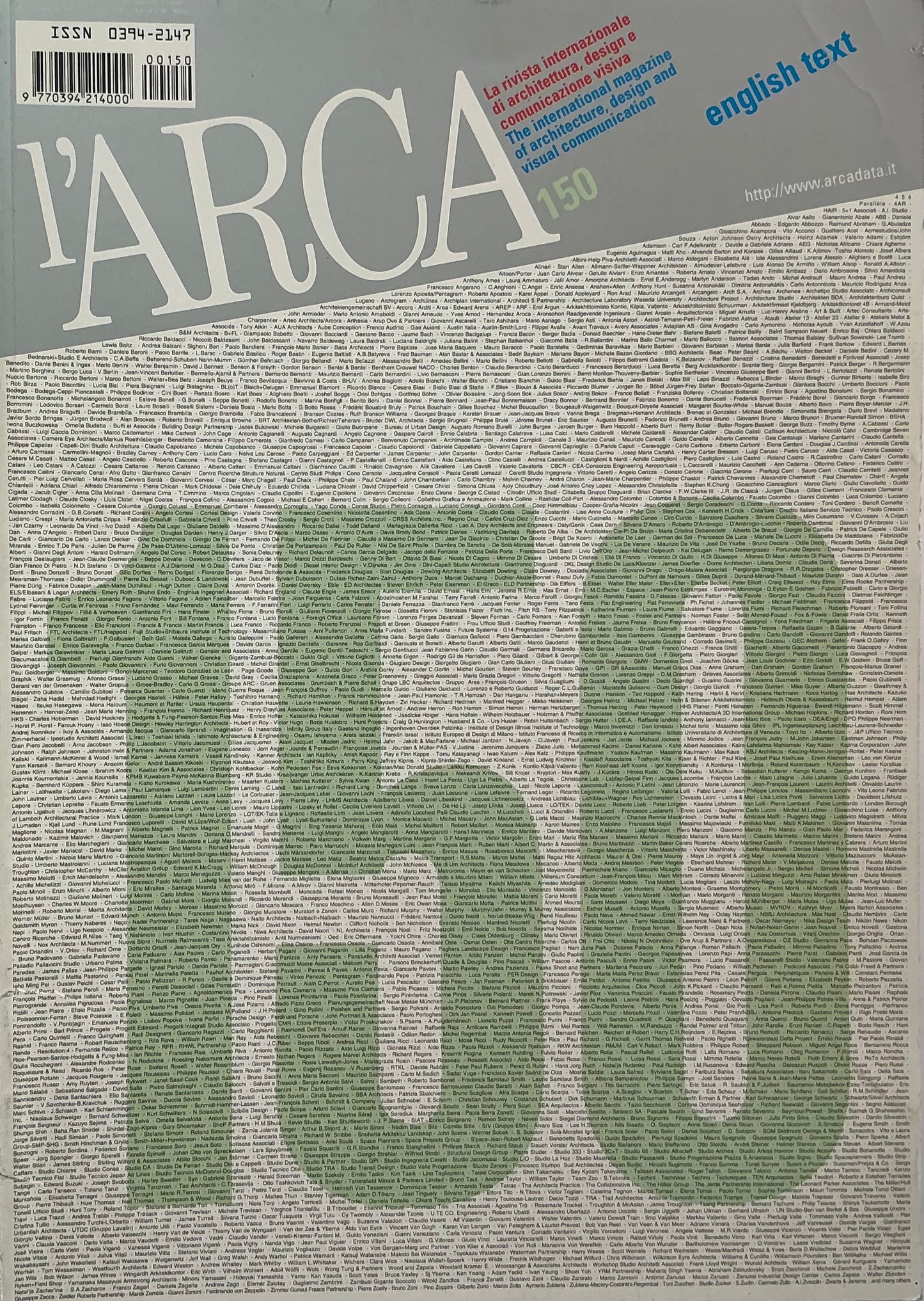 l’ARCA n. 150