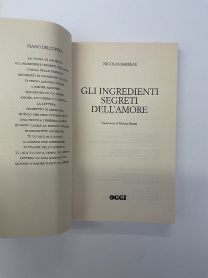 Gli ingredienti segreti dell’amore