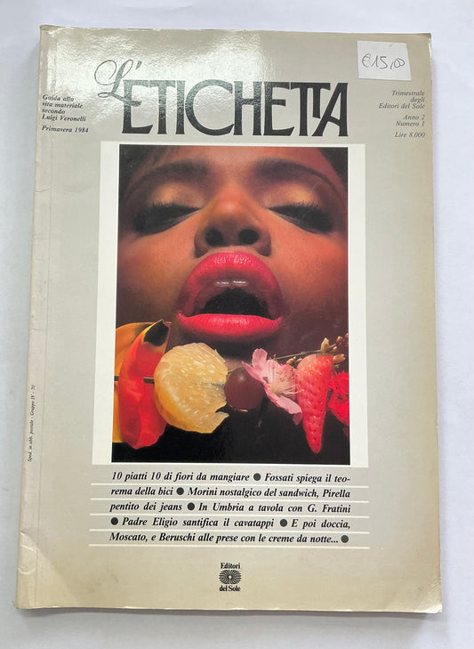 L’ETICHETTA - primavera 1984