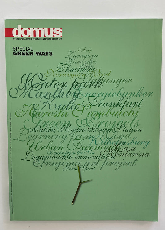 DOMUS special GREEN WAYS