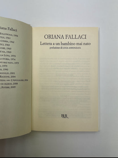 Lettera a un bambino mai nato